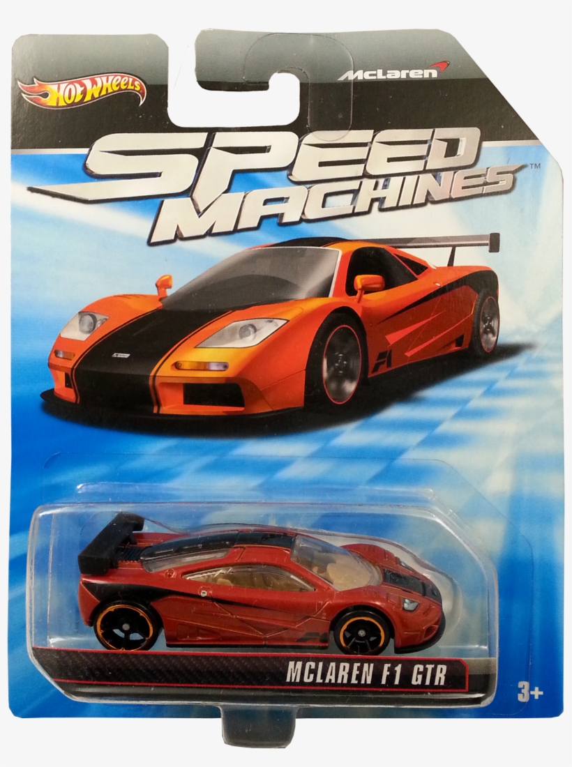 Mclaren F1 Gtr Package Front - Hot Wheels Speed Machine Mclaren, transparent png #1845835