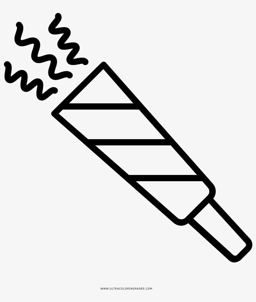 Party Blower Coloring Page - Coloring Book, transparent png #1845880