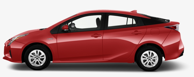2016 Toyota Prius Side View - Uber Sticker Decal Not Magnet/window Cling Durable,, transparent png #1846096