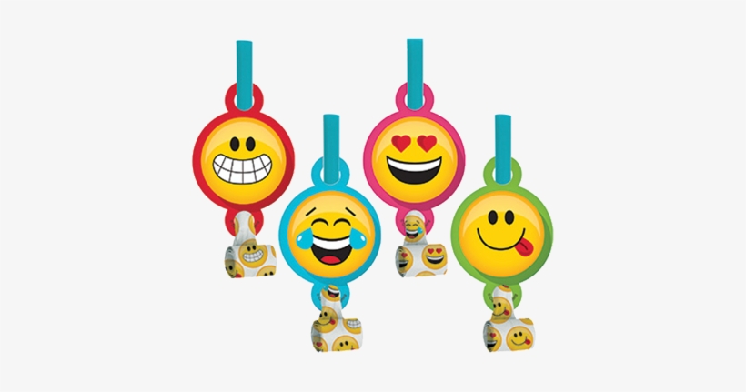 Emoji Party Blowers - Emoji Party Blowers (pack Of 8), transparent png #1846179