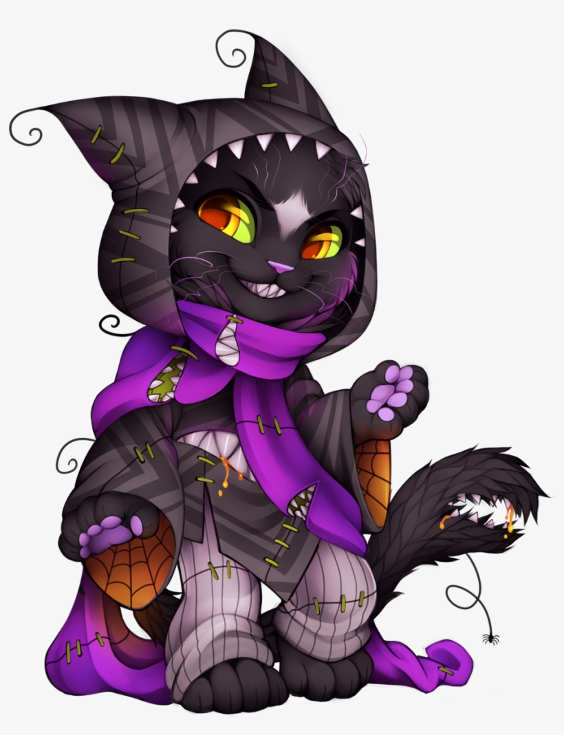Furvilla On Twitter - Halloween Purple Png, transparent png #1846427