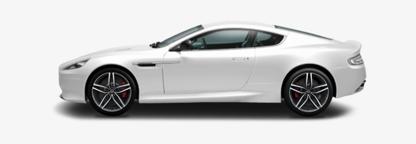 2015 Aston Martin Db9 Car Right Side View Png - Aston Martin White Png, transparent png #1846546