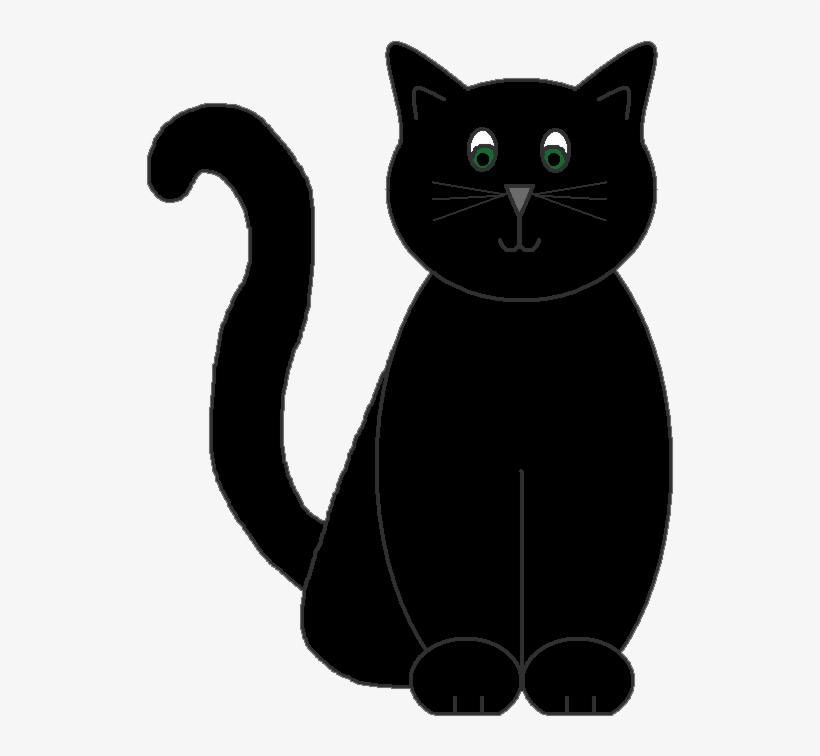 Graphics By Ruth - Halloween Black Cat On Transparent Background, transparent png #1846803