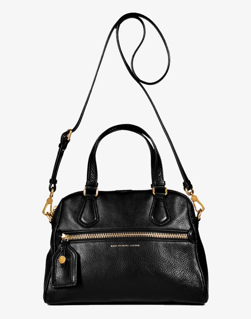 Marc By Marc Jacobs Logo Png Download - Marc Jacobs Black Leather Bag, transparent png #1847171