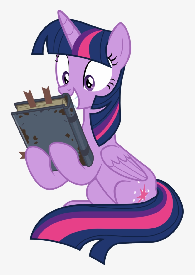 Excited Book Horse Noises [s7e25] By Sonofaskywalker - Twilight Sparkle, transparent png #1847653