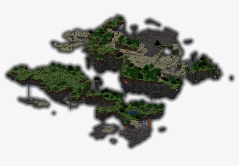 Floating Survival Mod Transprent Png Free Download - Minecraft Floating Islands Adventure Map, transparent png #1848181