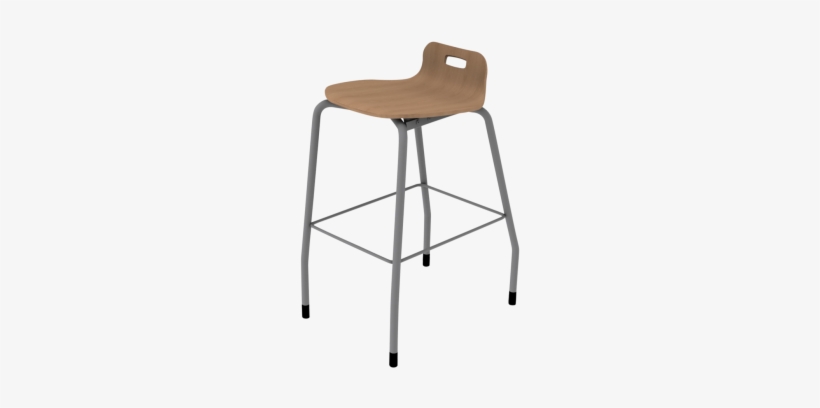 Low Back Multi-ply Wood Stool - Bench, transparent png #1848187