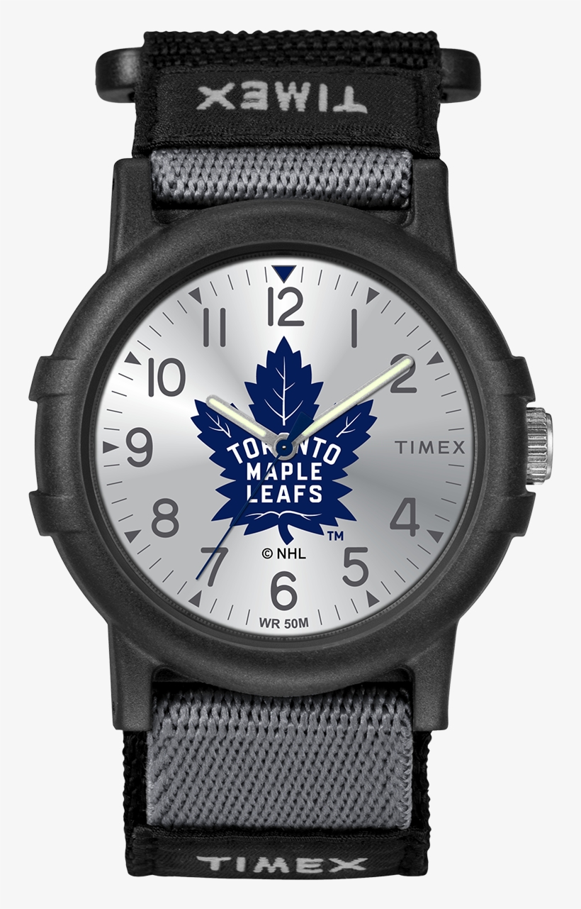 Recruit Toronto Maple Leafs Large - Timex Camper T49713 Watch, transparent png #1848241