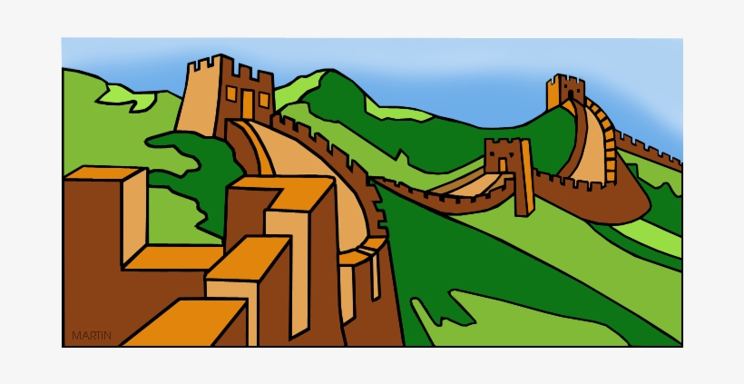 Great Wall Of China - Ancient China Clipart Free, transparent png #1848523