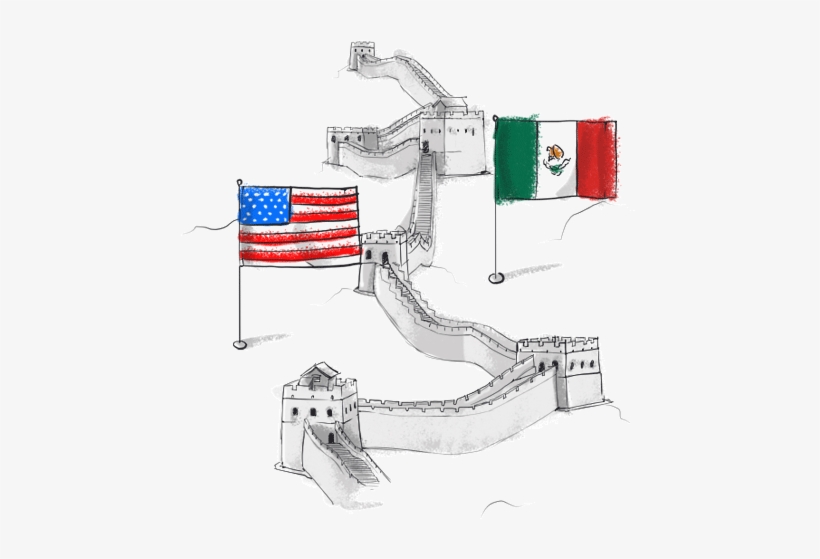 Great Wall Of Mexico - Mexico Great Wall Of Chinese, transparent png #1848598