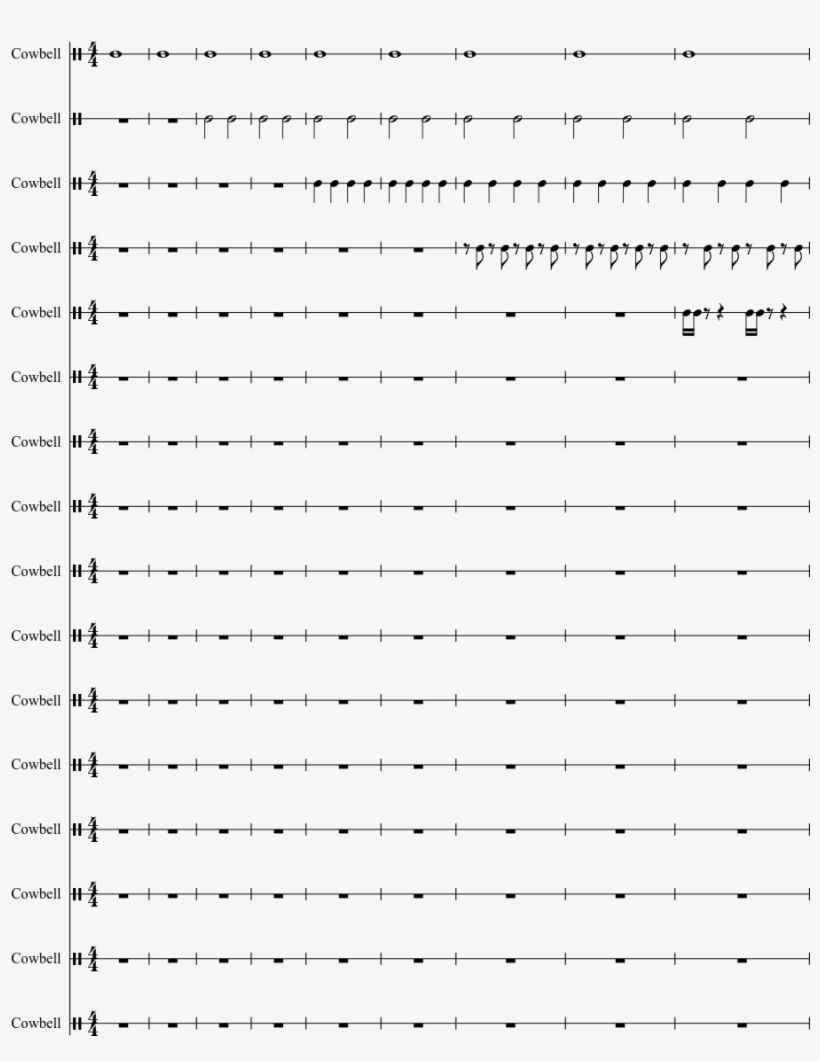 Sheet Music 1 Of 14 Pages - Number, transparent png #1848646