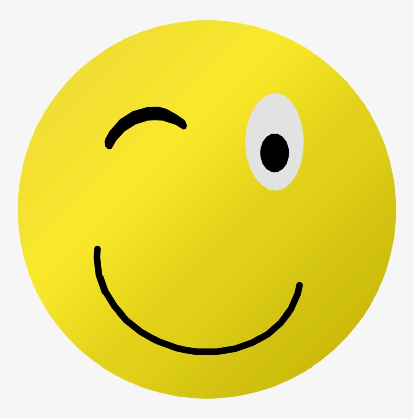 Smiley Wink Emoticon Computer Icons Thumb Signal - Wink Clipart, transparent png #1848670