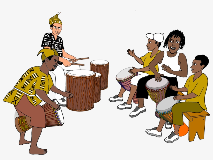 Africa Clipart African Drum - Imagen De La Musica De Africa, transparent png #1848976
