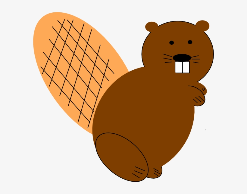 Beaver Standing Svg Clip Arts 600 X 563 Px, transparent png #1849043