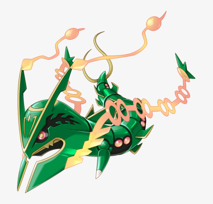 384mega Rayquaza Pokemon Rumble World - Rayquaza Rumble, transparent png #1849255