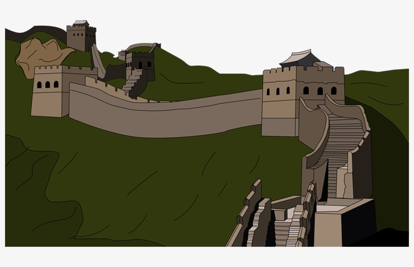 Free Great Wall Of China Clip Art - Clip Art, transparent png #1849256
