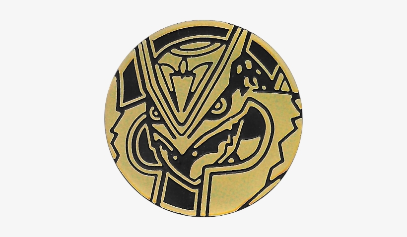 Xyd Gold Mega Rayquaza Coin Card Scan, transparent png #1849428