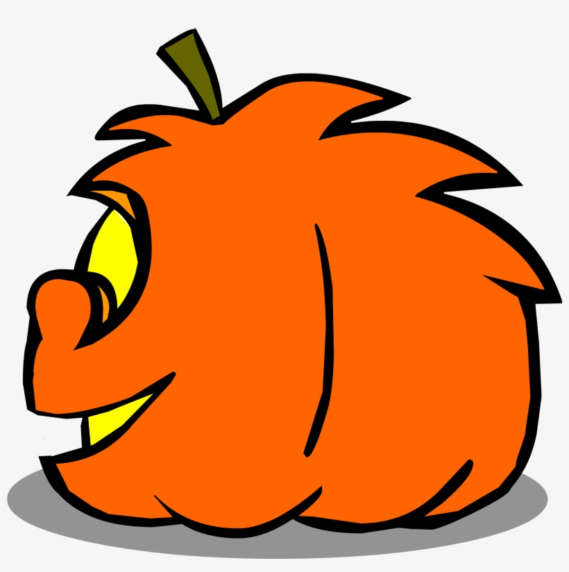 Puffle Jack O Lantern Sprite 003 - Jack-o'-lantern, transparent png #1850022