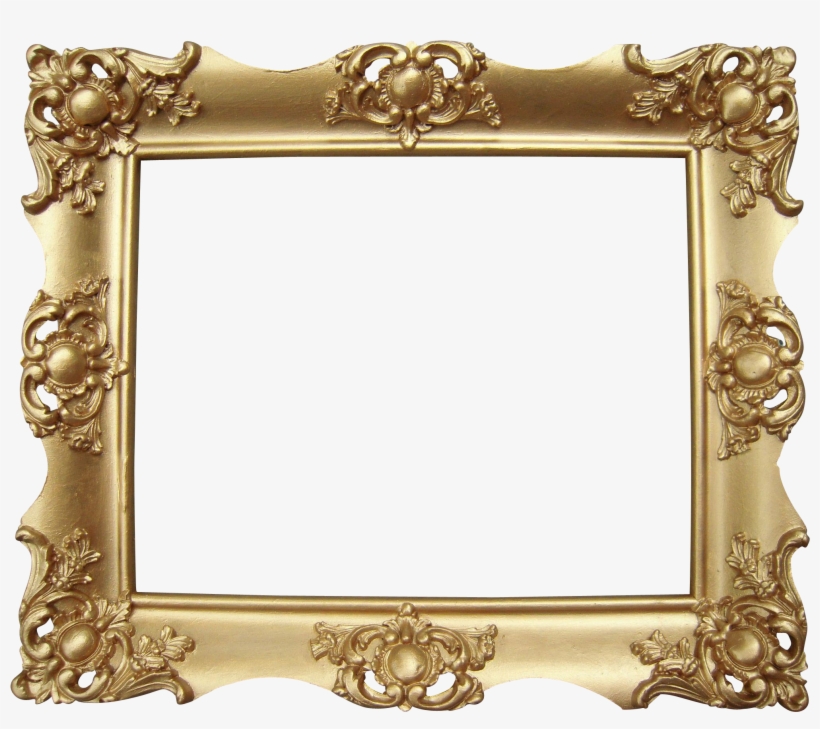 Gold Victorian Picture Frame X Evita Pinterest - Ornate Victorian Frame Gold, transparent png #1850246