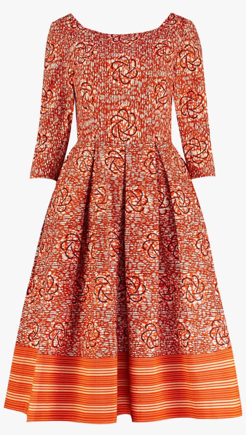 Red And White Swirls With Trim, transparent png #1850345