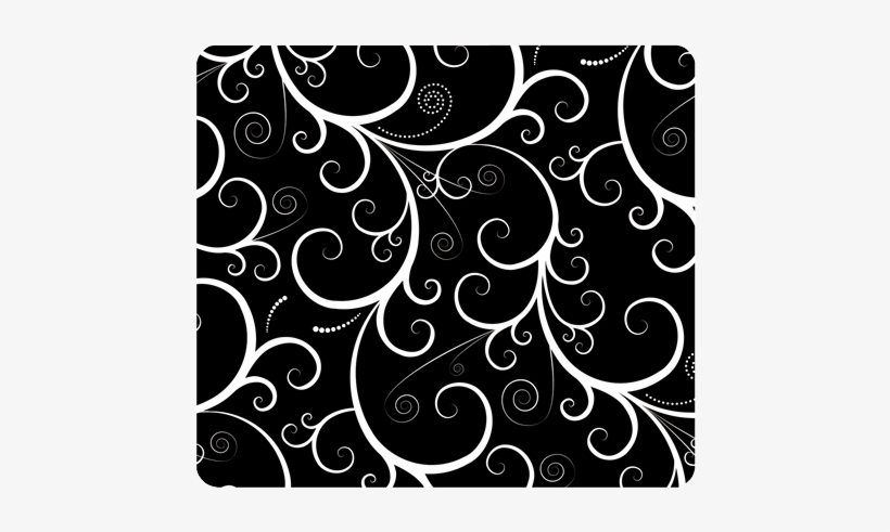 Recycled Optical Mouse Pad - Scroll Pattern, transparent png #1850467