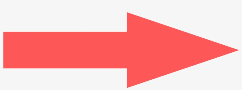 Red-arrow - Red Right Arrow Png, transparent png #1850564