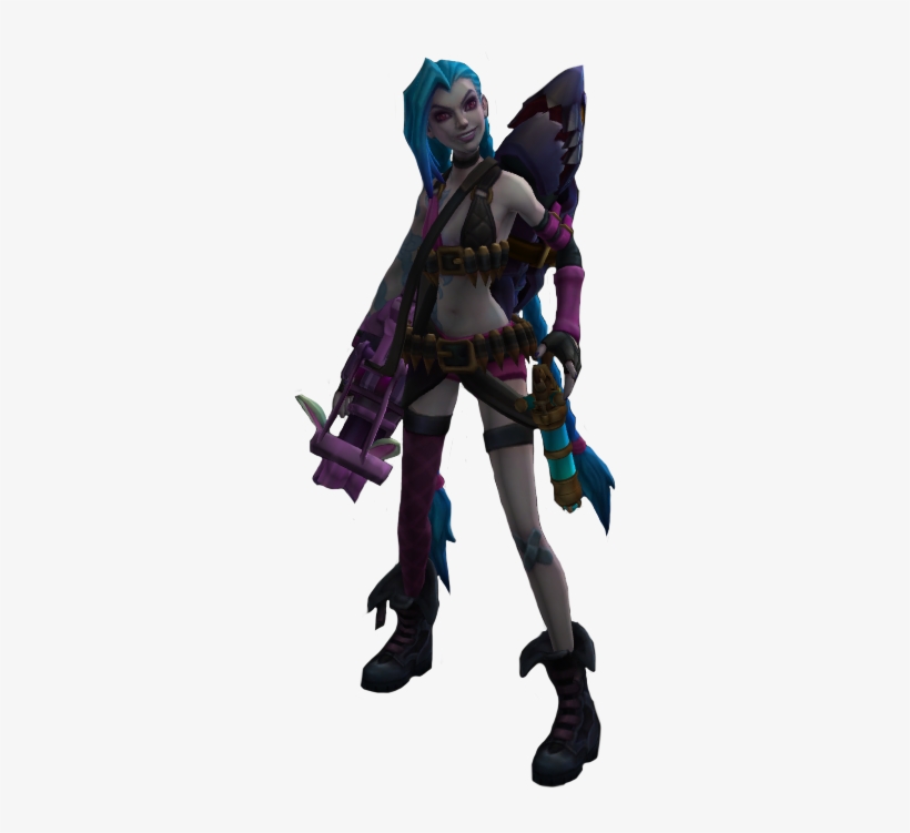 Jinx Render - Lol Jinx, transparent png #1850695