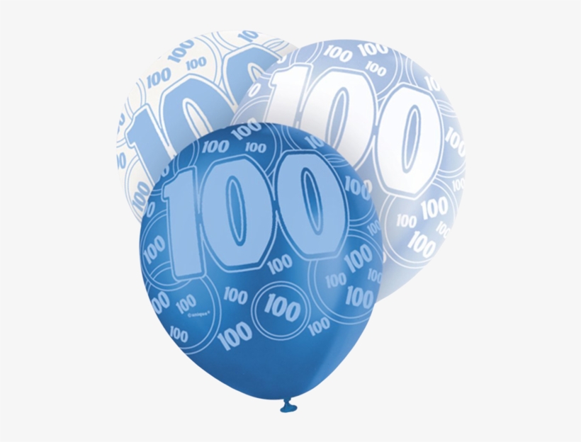 Happy 100th Birthday 12 Pearlized Printed Latex Balloons - Png 100th Birthday Transparent, transparent png #1850715