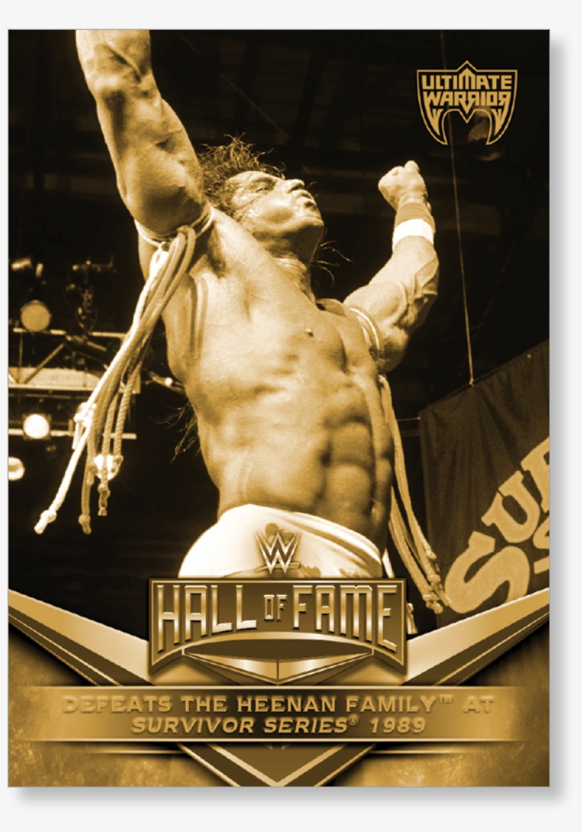 2018 Topps Wwe Ultimate Warrior Hall Of Fame Tribute, transparent png #1851156