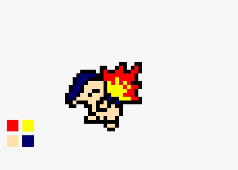 Cyndaquil - Pixel Art Do Pokemon, transparent png #1851358