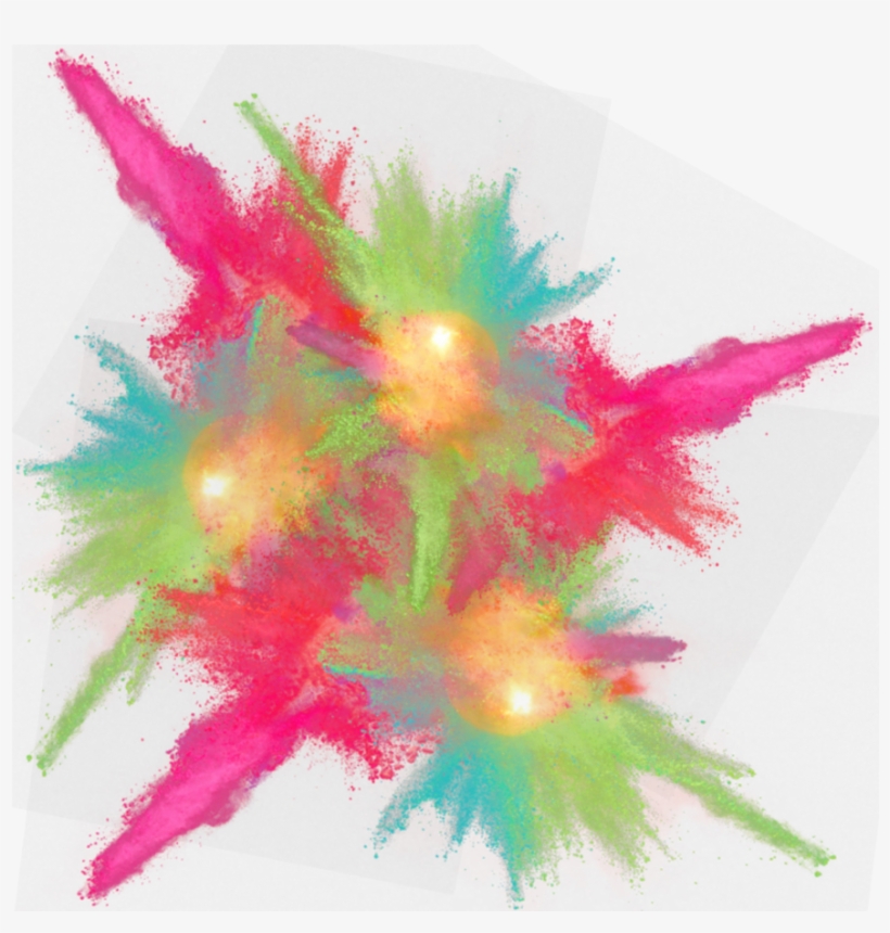 Ftestickers Colorsplash Coloredpowder Powderexplosion, transparent png #1851459
