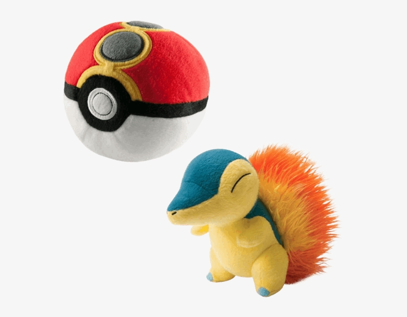 Cyndaquil & Repeat Ball Plush, transparent png #1851617