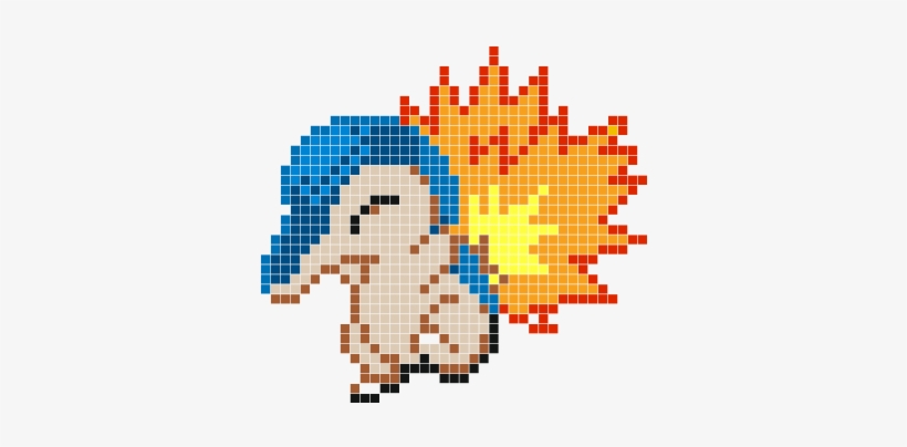 Cyndaquil - Minecraft Cyndaquil, transparent png #1851921