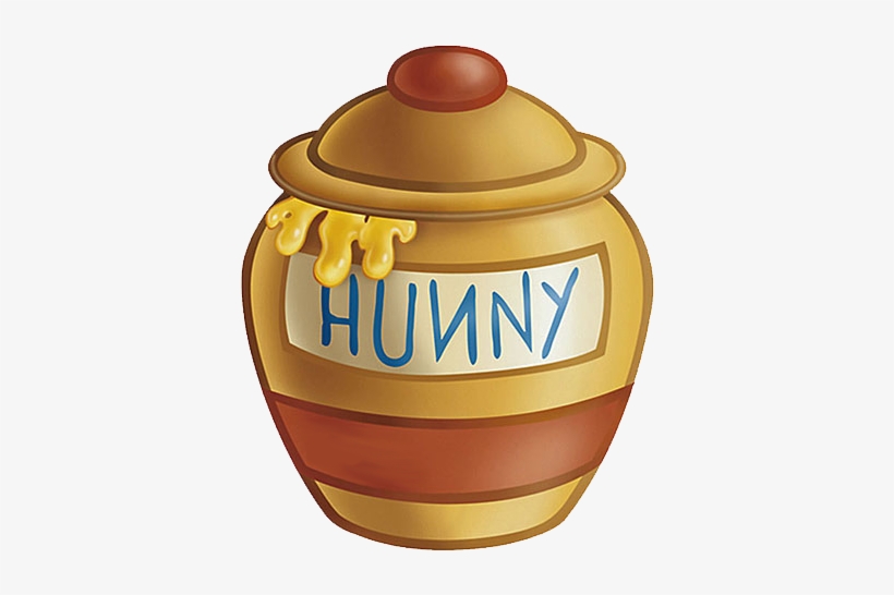 Transparent Honey Jar Clipart - Honey From Winnie The Pooh, transparent png #1852000