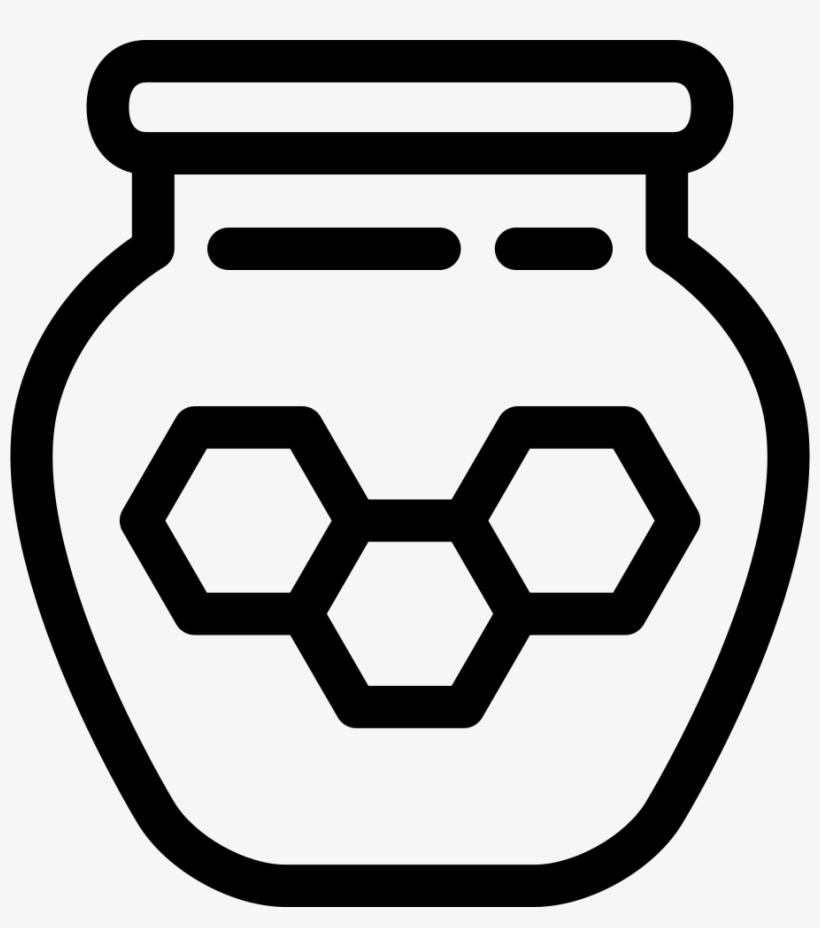 Honey Jar Black And White Png - Catalyst Education, transparent png #1852028