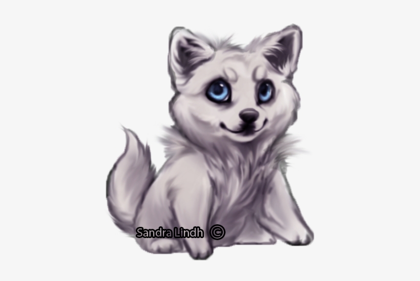 Chibi Wolf By Themysticwolf On Deviantart Png Royalty - Chibi Wolf, transparent png #1852266