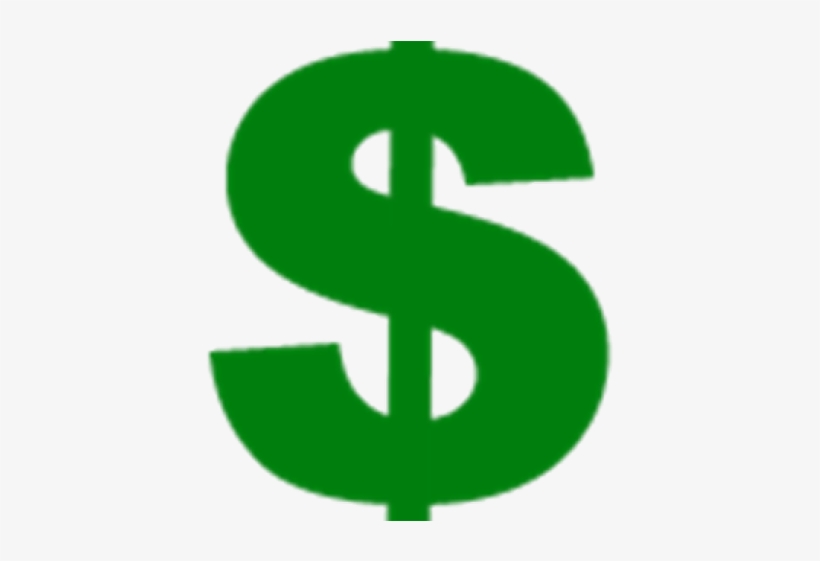 Photo Of Dollar Sign - Cost Of Cybersecurity, transparent png #1852331
