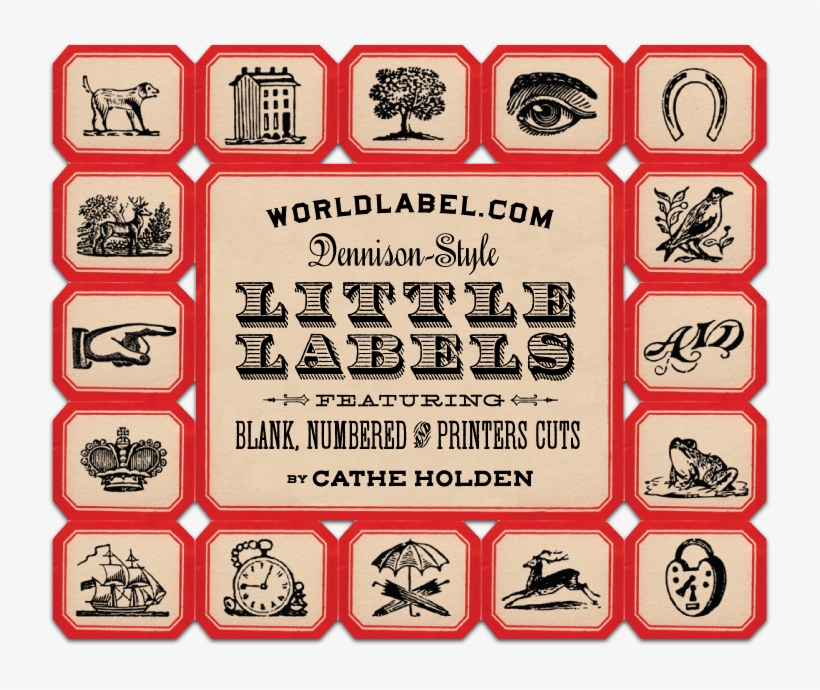 Dennison-style Little Labels - Label, transparent png #1852374