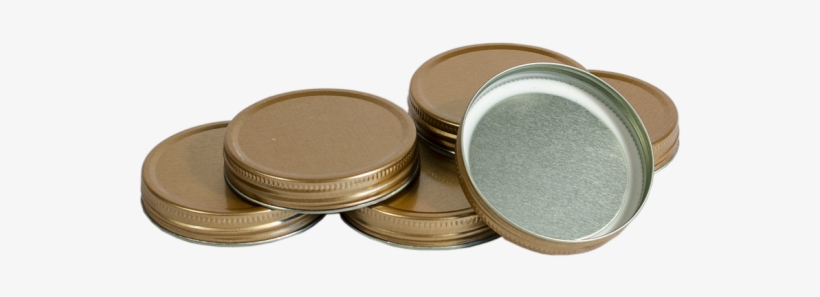 Pack Of 6 Screw On Lids For Honey Jars - Lid, transparent png #1852394