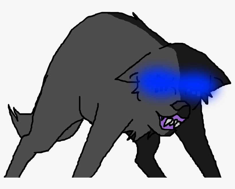 Alador From Wolf Song With Glowing, Blue Eyes, Snarling - Wolf Song Alador, transparent png #1852499