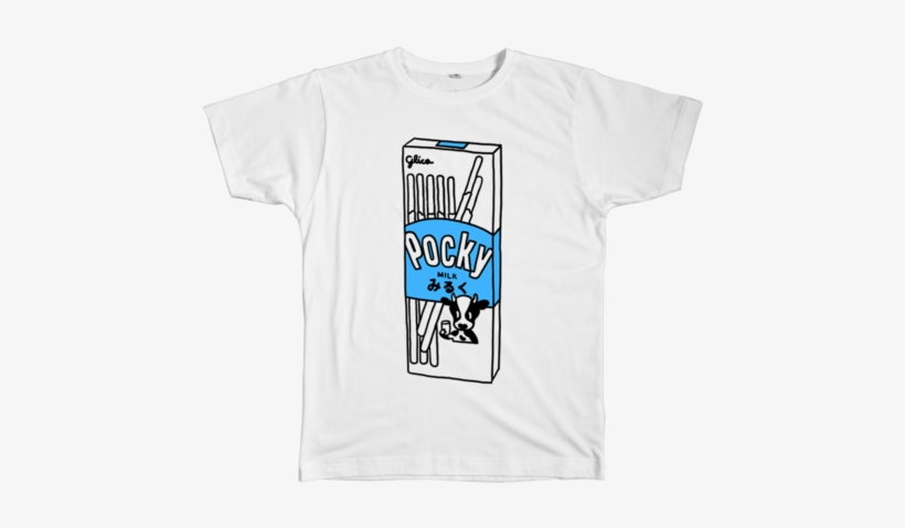 Milk Pocky Tees - T-shirt, transparent png #1852734