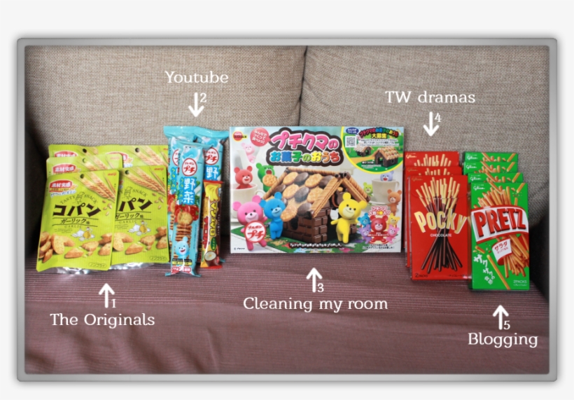 Candysan Japanese Candy Haul & Review Petit Bear Chocolate - Salad Pretz - Glico, transparent png #1852783