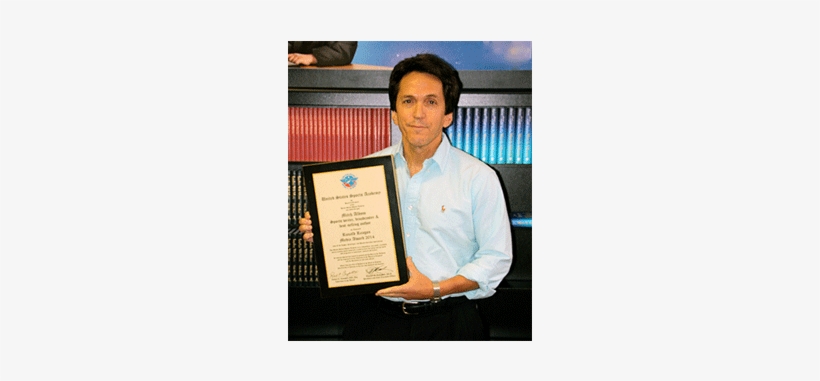 Mitch Albom Was Presented The Academy's 2014 Ronald - Mitch Albom Awards, transparent png #1852917