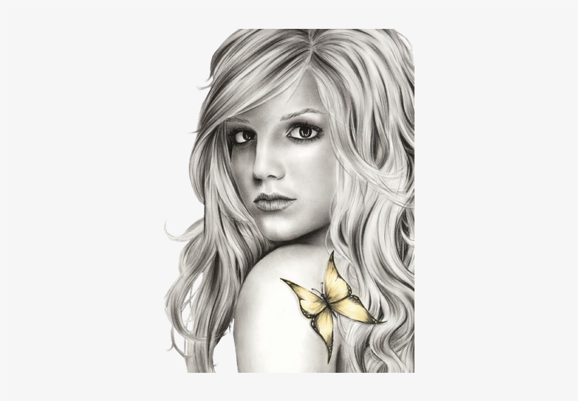 Artist From Denmark ” - Britney Spears Drawing, transparent png #1852975