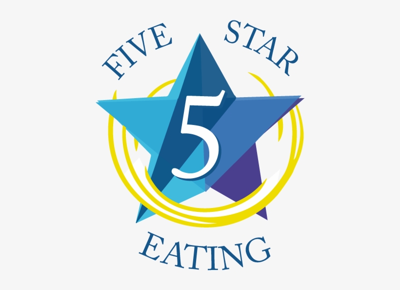 Five Star Eating - Graphic Design, transparent png #1853018