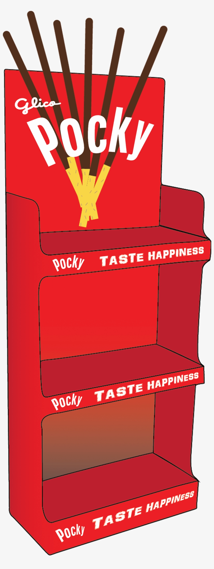 Thank You - Pocky Point Of Purchase, transparent png #1853083