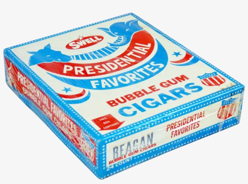 Ronald Reagan Swell Bubble Gum Cigars - Cigars, transparent png #1853648