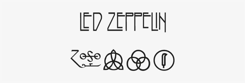 Led Zeppelin Vector Logo - Logo Led Zeppelin Vectorizado, transparent png #1853703