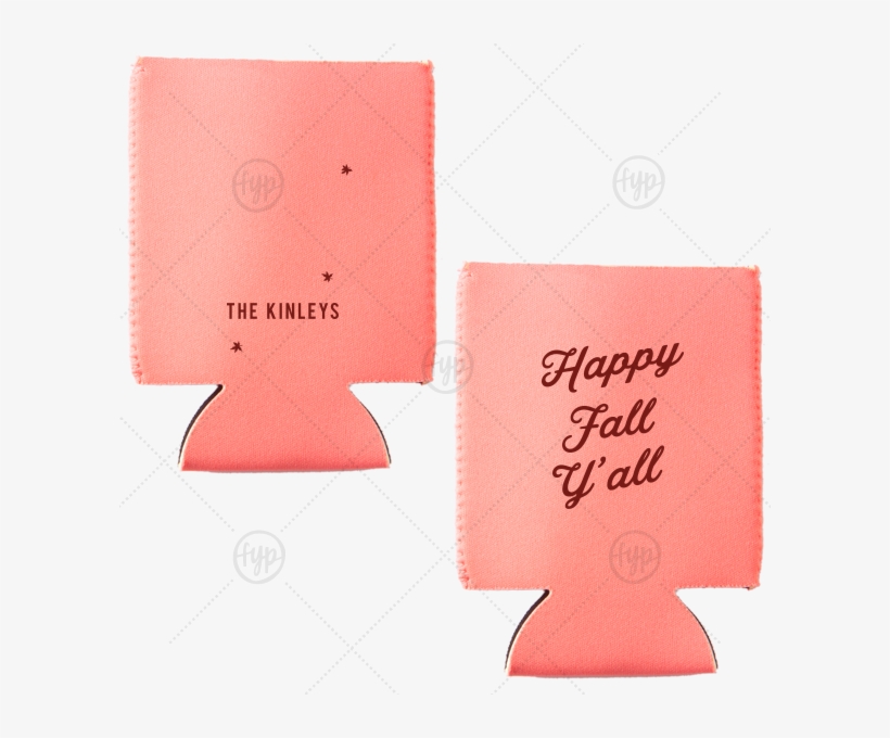 Happy Fall Y'all Can Cooler - Red, transparent png #1853728