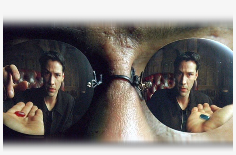 Red Pill Or Blue Pill - Matrix Blue Red Pill Transparent, transparent png #1853976